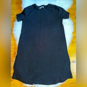 Abercrombie & Fitch Size Small Black Ribbed Dress Tunic